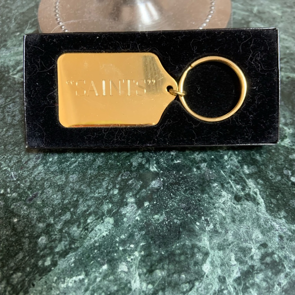 "Saints" key chain
